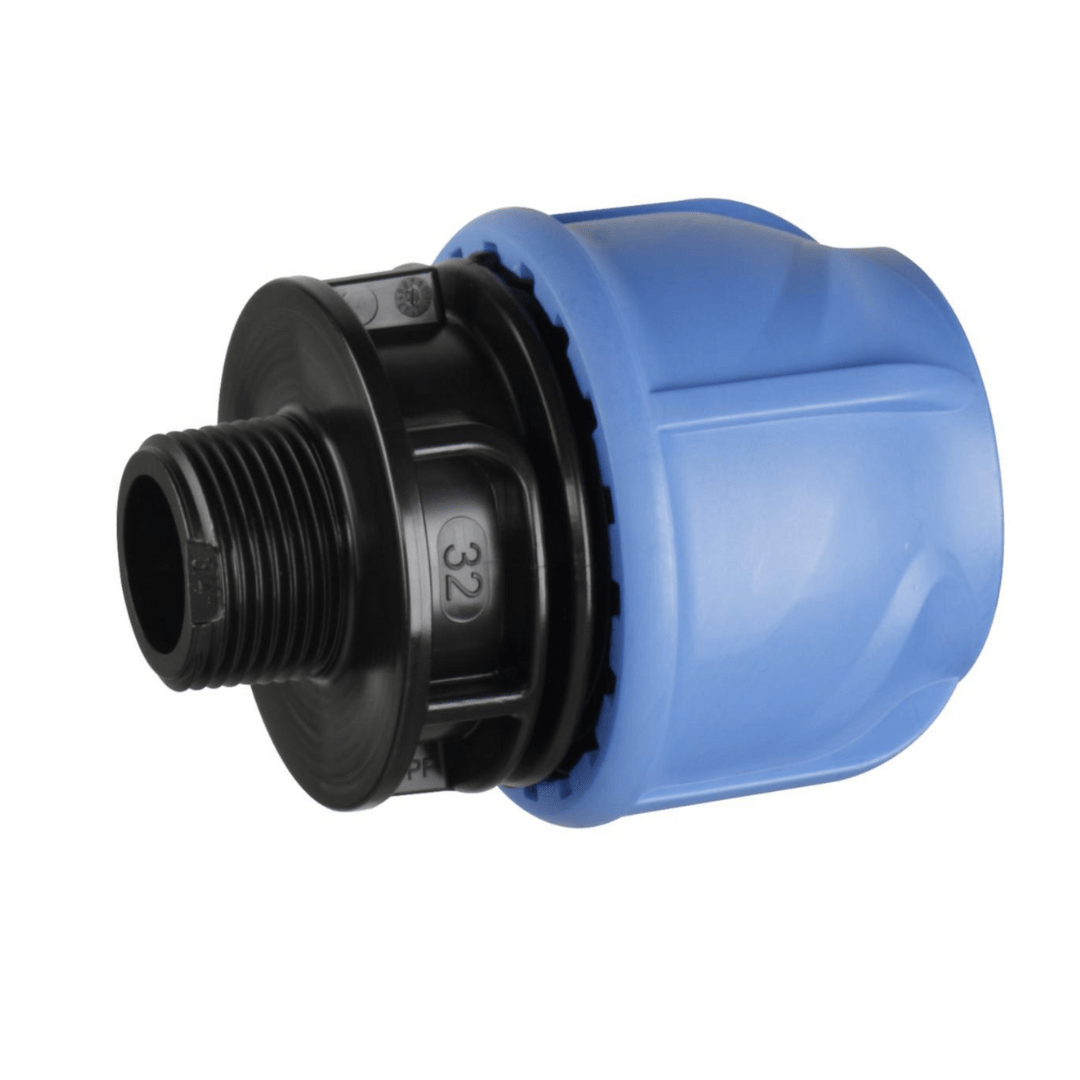 Koppling för SL240 - filter – 20 mm PE/PEX - rör till 3/4" gänga - Vattenfilterhuset