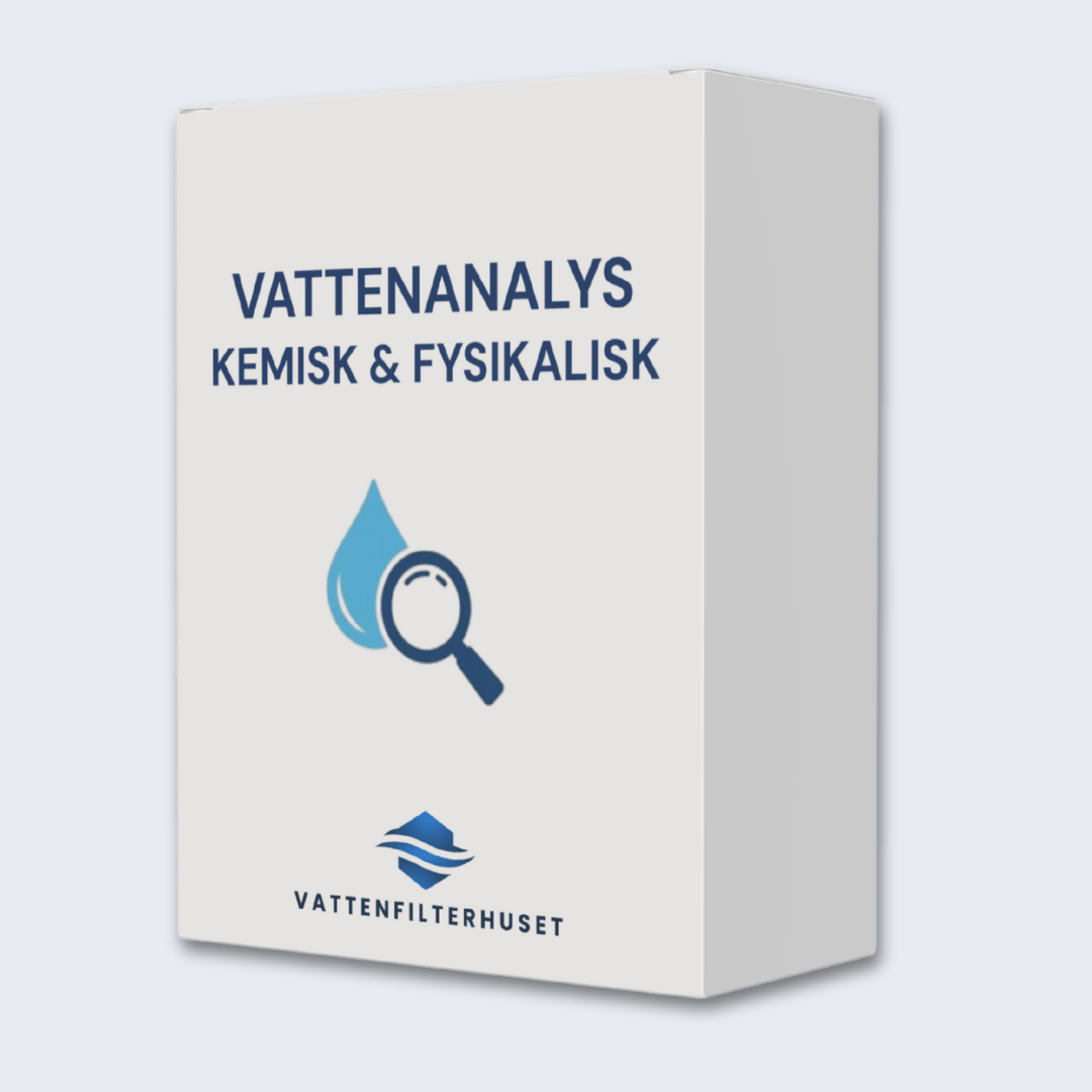 Vattenanalys Kemisk & Fysikalisk Analys – Test av pH, järn, hårdhet & mineraler - Vattenfilterhuset