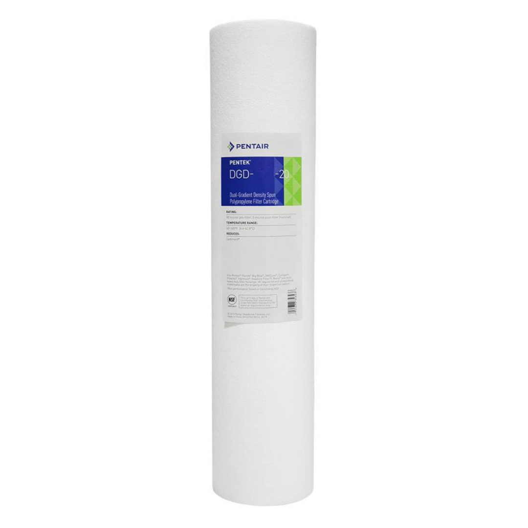 Vattenfilter Pentek DGD-7525-20 – 25 mikron dubbel-lager sedimentfilte
