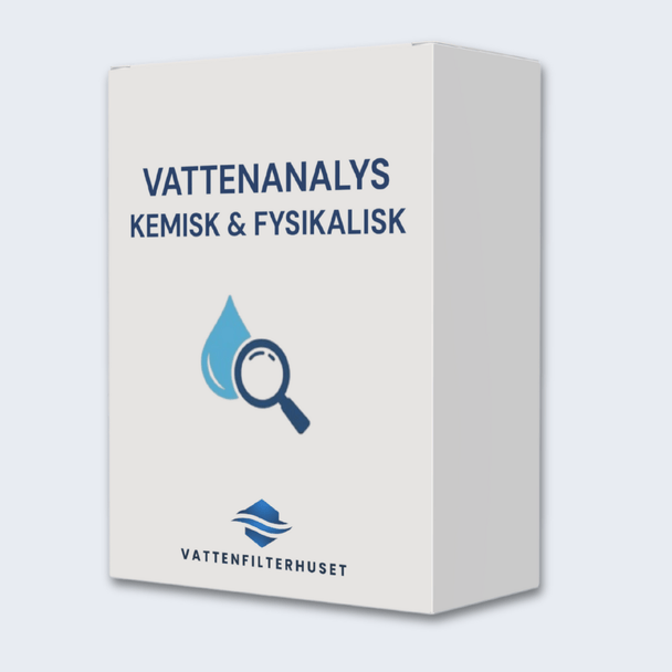 Vattenanalys Kemisk & Fysikalisk Analys – Test av pH, järn, hårdhet & mineraler - Vattenfilterhuset