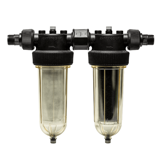 Vattenfilter egen brunn NW25 Duo – Partikel och Kolfilter Cintropur - Vattenfilterhuset