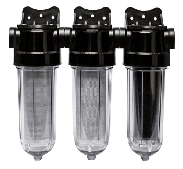 Vattenfilter egen brunn SL240 Trio - Dubbel Partikel + Kol - filtrering Cintropur - Vattenfilterhuset